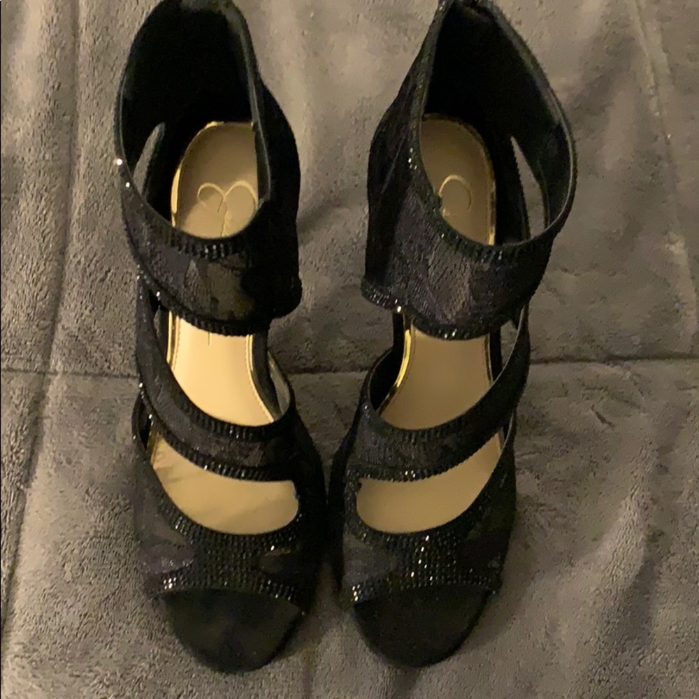 Black Lace Jessica Simpson Sandal